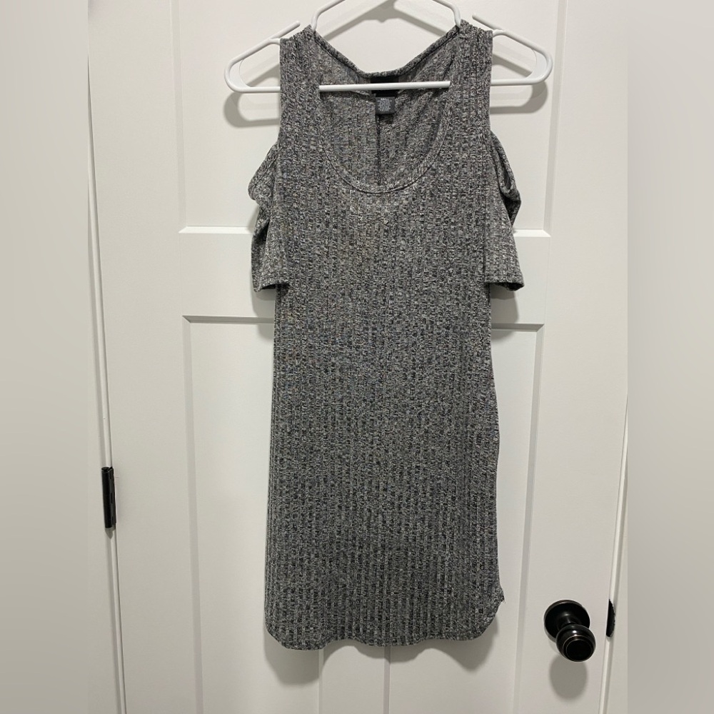 Rue21 Gray Ribbed Dress